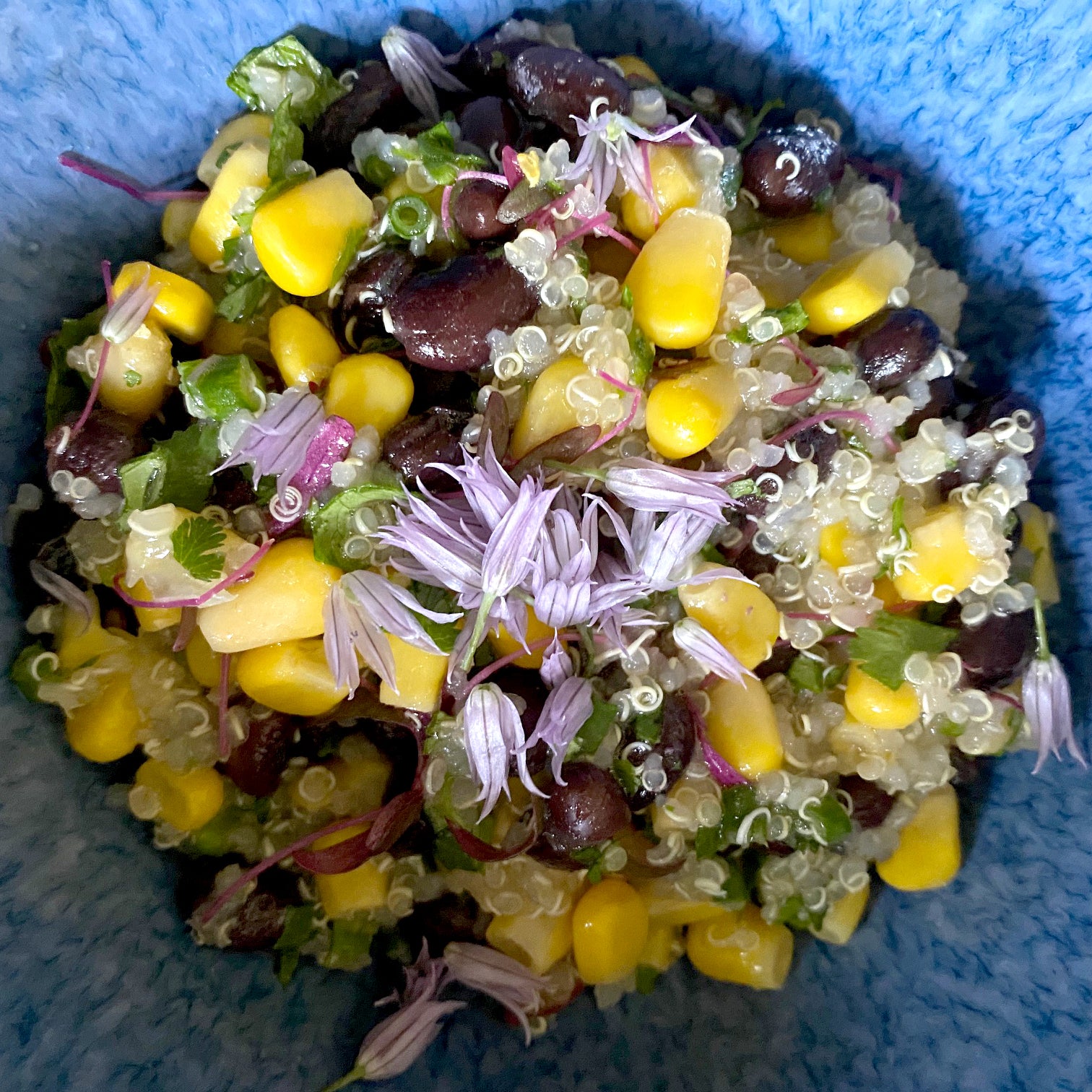 Quinoa Salad with Microgreens